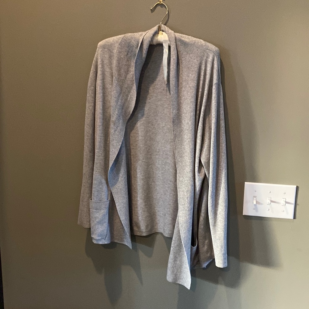Talbots xl petite open front cardigan